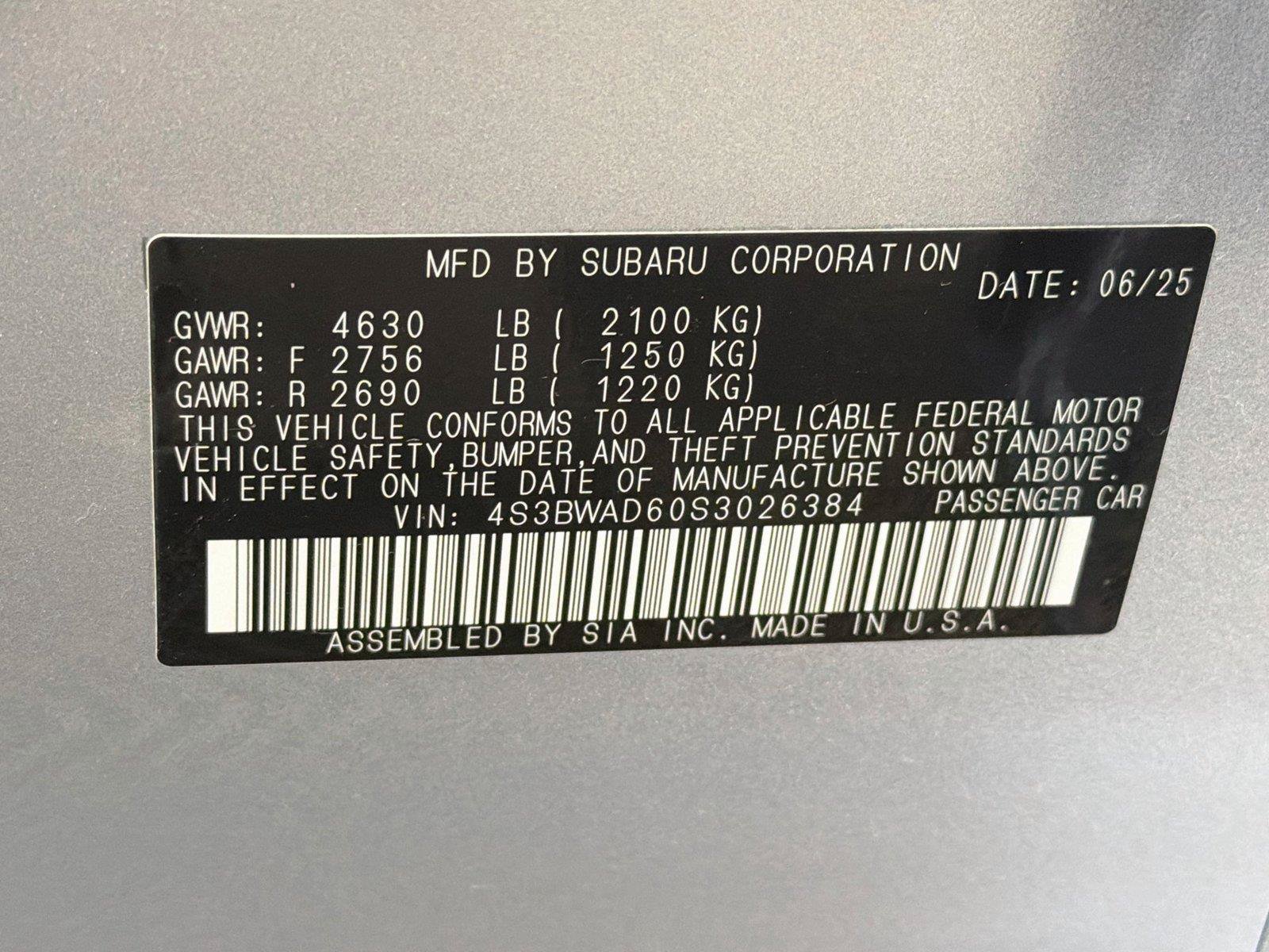 Used 2025 Subaru Legacy Premium AWD/4WD image 39