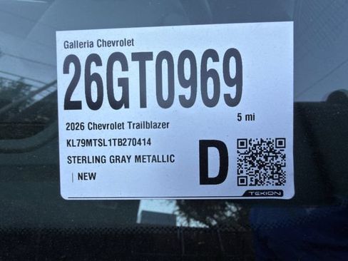 New 2026 Chevrolet TrailBlazer RS w/ Convenience Package FWD image 20