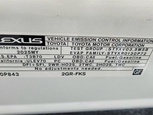 Used 2025 Lexus ES 350 Ultra Luxury image 62