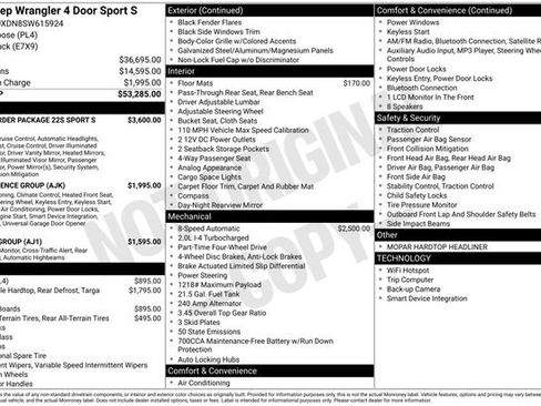 New 2025 Jeep Wrangler Sport S image 20
