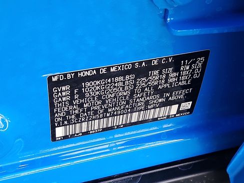 New 2026 Honda HR-V Sport image 15