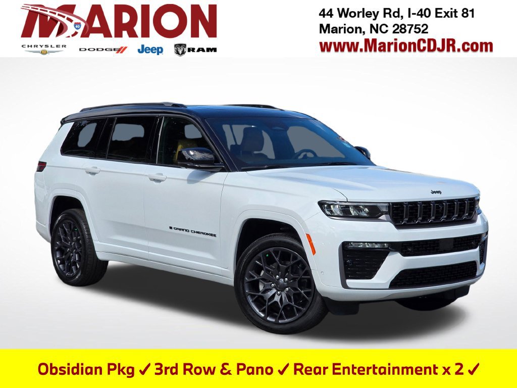 New 2026 Jeep Grand Cherokee L Summit w/ Obsidian Package AWD/4WD 360° Tour