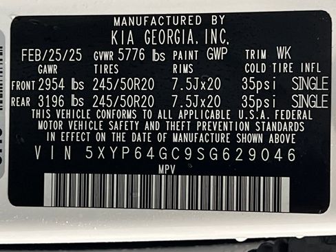 Used 2025 Kia Telluride S image 80