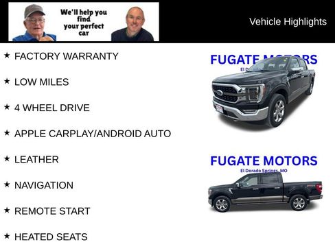 Used 2022 Ford F150 King Ranch w/ Equipment Group 601A High AWD/4WD image 8