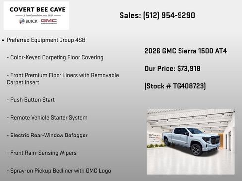 New 2026 GMC Sierra 1500 AT4 w/ AT4 Premium Package AWD/4WD image 14