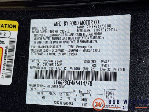 Used 2024 Ford Mustang GT Premium RWD image 34