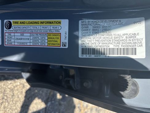 Certified 2022 Honda Civic Sport Touring image 38