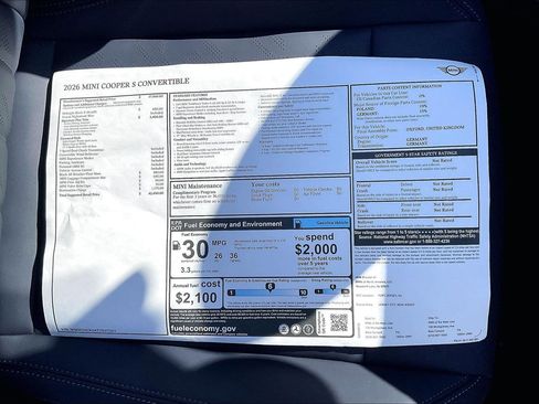 New 2026 MINI Cooper S FWD image 14