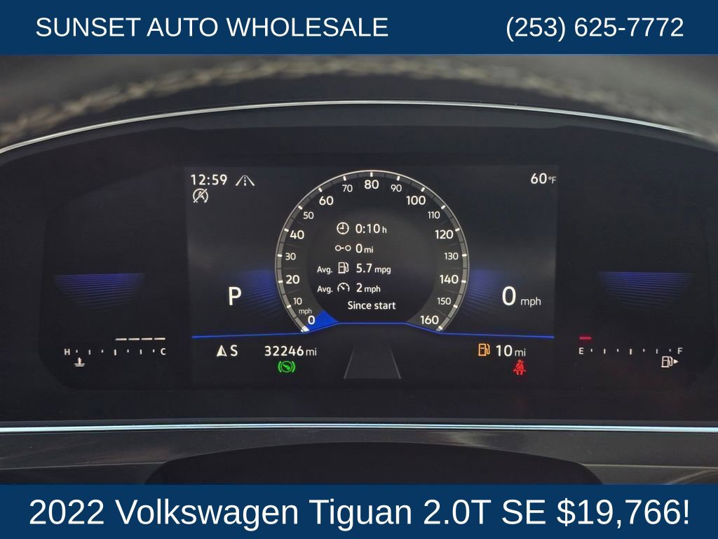 Used 2022 Volkswagen Tiguan SE AWD/4WD image 34