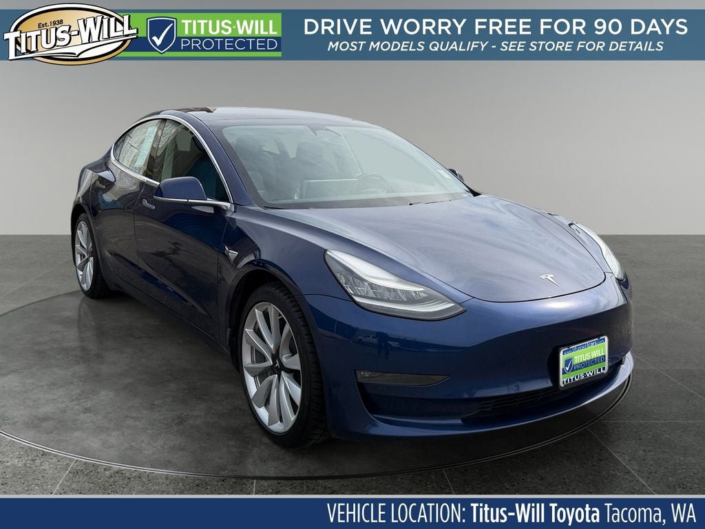 Used 2018 Tesla Model 3 Long Range AWD/4WD image 1