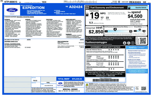 Used 2024 Ford Expedition Limited RWD image 2