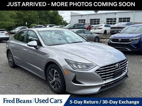 Used 2021 Hyundai Sonata Blue FWD image 1