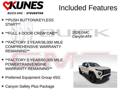 New 2026 GMC Canyon AT4