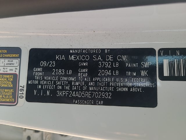 Used 2024 Kia Forte LXS FWD image 32