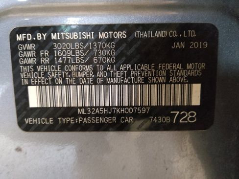 Used 2019 Mitsubishi Mirage GT image 33