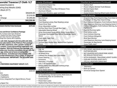 Certified 2023 Chevrolet Traverse LT AWD/4WD image 8