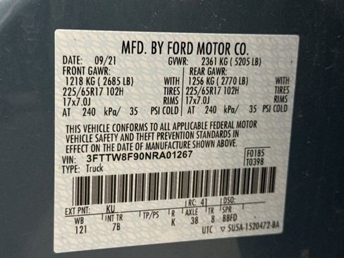 Used 2022 Ford Maverick XLT w/ Equipment Group 300A Standard AWD/4WD image 21