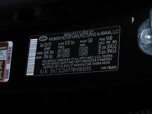 Used 2024 Hyundai Santa Cruz Night AWD/4WD image 21
