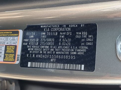 Certified 2024 Kia EV9 Land AWD/4WD image 32