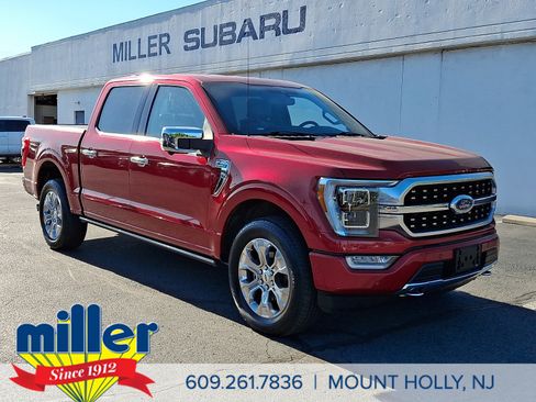 Certified 2021 Ford F150 Platinum w/ Equipment Group 701A High AWD/4WD image 1