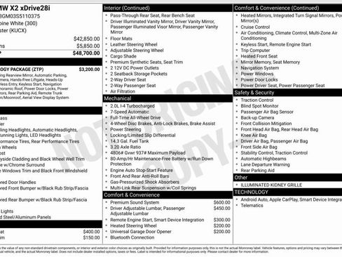 Used 2025 BMW X2 xDrive28i w/ Technology Package image 8