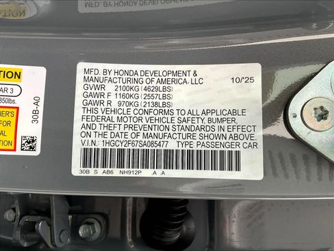 New 2025 Honda Accord EX-L image 17