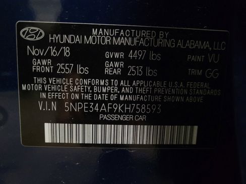 Used 2019 Hyundai Sonata SEL w/ Tech Package 02 FWD image 33