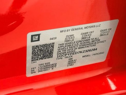 Used 2019 Chevrolet Silverado 1500 LT Trail Boss AWD/4WD image 21