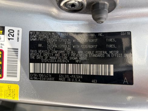 Used 2018 Toyota Sienna XLE FWD image 23