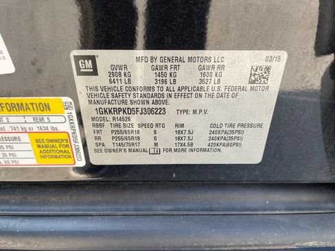 Used 2015 GMC Acadia SLE FWD image 14