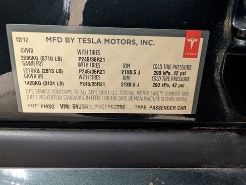 Used 2012 Tesla Model S Signature Performance RWD image 28