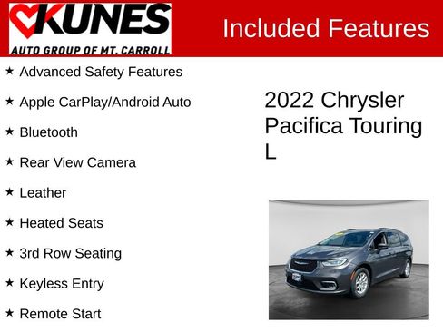Used 2022 Chrysler Pacifica Touring-L FWD image 3