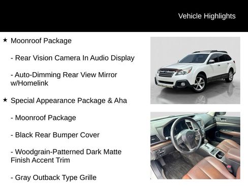 Used 2013 Subaru Outback 2.5i Limited AWD/4WD image 5