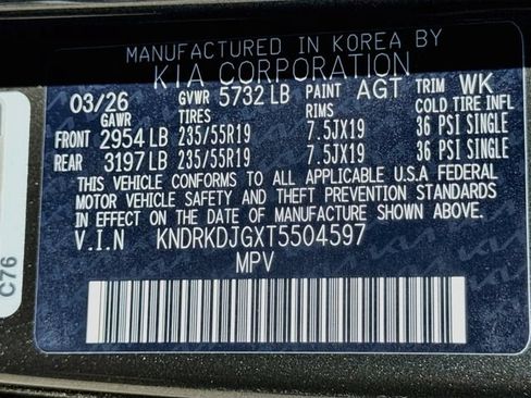 New 2026 Kia Sorento SX Prestige AWD/4WD image 34