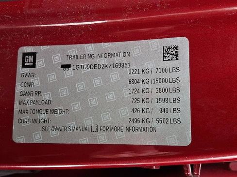 Used 2019 GMC Sierra 1500 SLT w/ SLT Premium Plus Package image 28