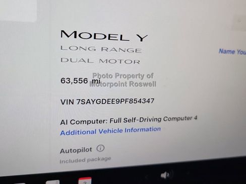 Used 2023 Tesla Model Y Long Range AWD/4WD image 3