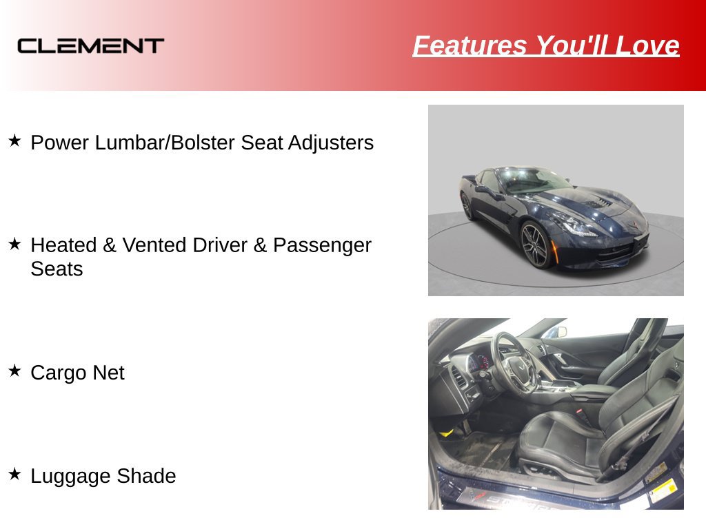 Used 2016 Chevrolet Corvette Stingray Coupe w/ 2LT Preferred Equipment Group RWD image 13