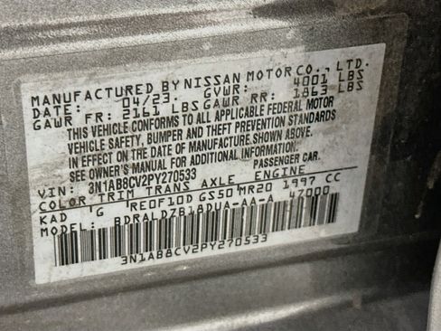 Used 2023 Nissan Sentra SV FWD image 12