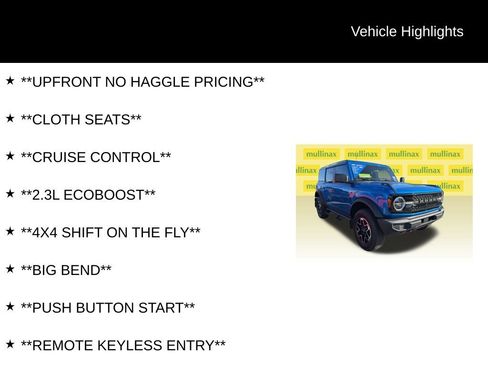 Certified 2025 Ford Bronco Big Bend image 6