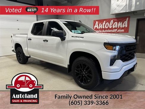 Used 2023 Chevrolet Silverado 1500 Custom w/ LPO, Dark Essentials Package AWD/4WD image 1