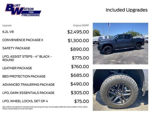 Used 2021 Chevrolet Silverado 1500 LT Trail Boss w/ Convenience Package II AWD/4WD image 3