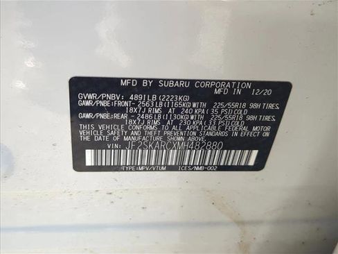 Used 2021 Subaru Forester Sport w/ Popular Package #2 AWD/4WD image 28