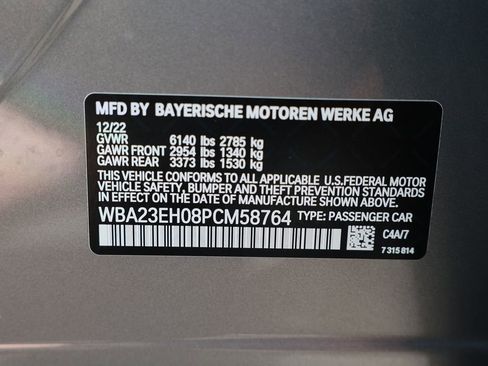Used 2023 BMW 740i w/ Luxury Rear Seating Package RWD image 44
