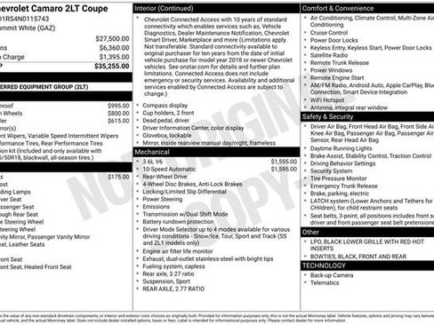 Used 2022 Chevrolet Camaro LT image 3