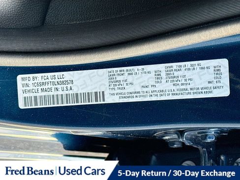 Used 2020 RAM 1500 Big Horn w/ Built-to-serve Edition image 33