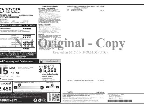 Used 2017 Toyota Tundra Limited image 2