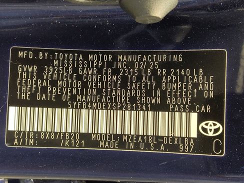 Used 2025 Toyota Corolla LE FWD image 33