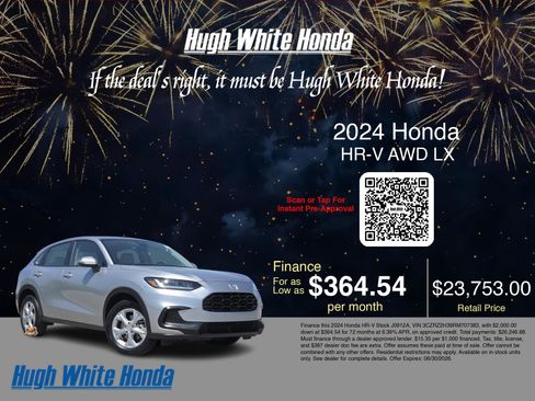 Used 2024 Honda HR-V LX image 3