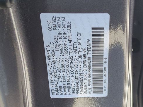 Certified 2023 Honda Odyssey Elite image 30