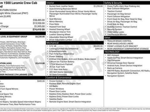 Used 2024 RAM 1500 Laramie AWD/4WD image 18